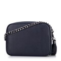Dámska kožená crossbody kabelka Wittchen s retiazkou 29-4E-015-N