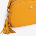 Dámska kožená crossbody kabelka Wittchen so strapcom 29-4E-014-Y