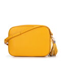 Dámska kožená crossbody kabelka Wittchen so strapcom 29-4E-014-Y