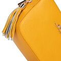 Dámska kožená crossbody kabelka Wittchen so strapcom 29-4E-014-Y