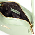 Dámska kožená listová kabelka boxová s brmbolcom pistáciová 29-4E-014-ZZ