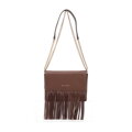 Dámska kožená crossbody kabelka Wittchen so strapcami 95-4E-659-4