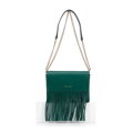 Dámska kožená crossbody kabelka Wittchen so strapcami 95-4E-659-Z