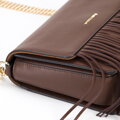 Dámska kožená crossbody kabelka Wittchen so strapcami 95-4E-659-4