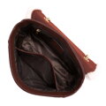 Dámska kožená crossbody kabelka Wittchen s umelou kožušinou 97-4E-606-4