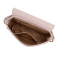 Dámska crossbody kabelka Wittchen z ekokože zdobená retiazkou 98-4Y-515-P