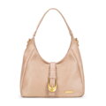 Béžová crossbody kabelka z imitácie kože 101-4Y-423-9