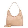 Béžová crossbody kabelka z imitácie kože 101-4Y-423-9