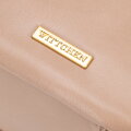 Béžová crossbody kabelka z imitácie kože 101-4Y-423-9