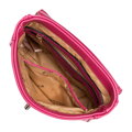 Dámska crossbody kabelka Wittchen s lemovanou chlopňou na retiazke, malá 97-4Y-755-P