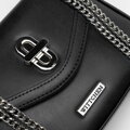 Dámska crossbody kabelka Wittchen s ozdobnou chlopňou a retiazkou, malá 97-4Y-755-1S