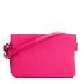Dvojkomorová crossbody kabelka z imitácie semišu s prešívaním 94-4Y-618-P