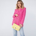 Dámska zapletaná crossbody kabelka Wittchen s retiazkou 98-4Y-010-Y