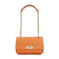 Dámska zapletaná crossbody kabelka Wittchen s retiazkou 98-4Y-408-6