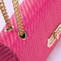 Dámska zapletaná crossbody kabelka Wittchen s retiazkou 98-4Y-408-P