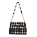 Dámska crossbody kabelka čierno-biela 99-4Y-414-10  