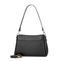 Dámska kožená crossbody kabelka z prírodnej kože – trojkomorová 101-4E-622-1G