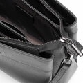 Dámska kožená crossbody kabelka z prírodnej kože – trojkomorová elegancia 101-4E-622-G1