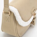 Dámska crossbody kabelka Wittchen s umelou kožušinou 97-4Y-501-9