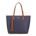 Krásna modrá shopper kabelka Wittchen 99-4Y-505-7 vo výbornej kvalite