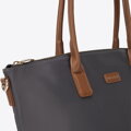 Dámska nylonová shopper kabelka Wittchen, šedá 99-4Y-104-8
