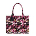 Dámska žakárová shopper kabelka so vzorom multicolor 99-4E-500-X10