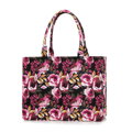 Dámska žakárová shopper kabelka so vzorom multicolor 99-4E-500-X10