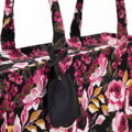 Dámska žakárová shopper kabelka so vzorom multicolor 99-4E-500-X10