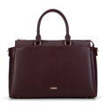 Dámska taška na notebook 15,6’’ z bordovej ekokože  