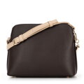 Damska torebka crossbody z chwostem brązowa 99-4Y-208-4
