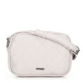 Dámska crossbody z imitácie kože zlomená biela 100-4Y-230-0