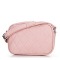 Dámska crossbody z imitácie kože ružová 100-4Y-230-P