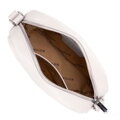 Dámska crossbody z imitácie kože zlomená biela 100-4Y-230-0
