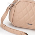 Dámska crossbody z imitácie kože béžová 100-4Y-230-9