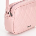 Dámska crossbody z imitácie kože ružová 100-4Y-230-P