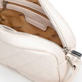 Lomená biela crossbody kabelka z imitácie kože 100-4Y-230-0