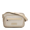 Krémová crossbody kabelka z imitácie kože 102-4Y-402-0