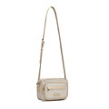 Krémová crossbody kabelka z imitácie kože 102-4Y-402-0