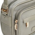 Sivá crossbody kabelka z imitácie kože 102-4Y-402-8