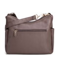 Tmavohnedá dámska crossbody kabelka Wittchen z polyesteru s elegantným vzhľadom