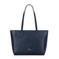 Dámska shopper kabelka z kože granátová 100-4E-602-7