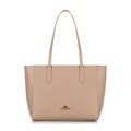 Dámska shopper kabelka z kože béžová 100-4E-602-9