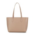 Dámska shopper kabelka z kože béžová 100-4E-602-9