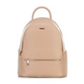 Dámsky dvojpriehradkový batoh z imitácie kože, béžová 100-4Y-237-9