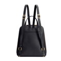 Dámsky trapezový batoh z kože čierny 100-4E-600-1