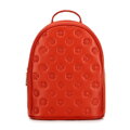 Dámska kožená crossbody kabelka na retiazke krémová 99-4E-305-0