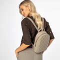 Dámska kožená crossbody kabelka na retiazke čierna 99-4E-305-1