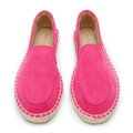 Dámske espadrilky vyrobené z ekologického semišu 96-DP-800-P