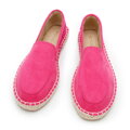Dámske espadrilky vyrobené z ekologického semišu 96-DP-800-P