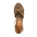 Dámske espadrilky s mašľou vpredu 98-DP-500-Z  